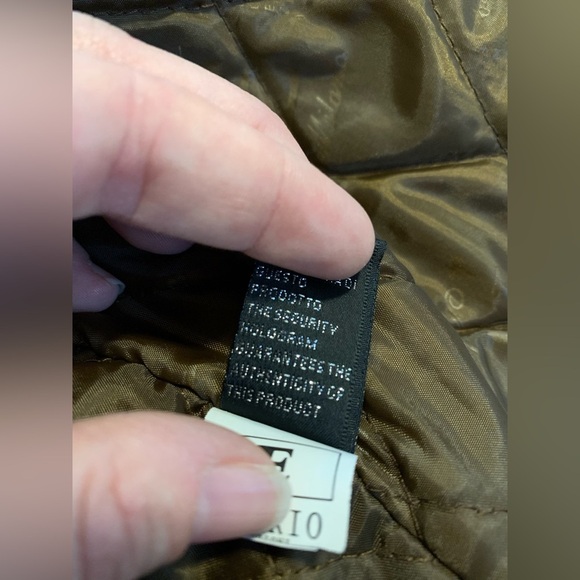 AE Emporio Suede-Feel Jacket - Faux Fur Collar Made in Italy Quilted Lining - L - Picture 10 of 13